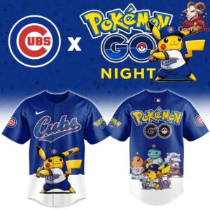 Chicago Cubs x Pokemon GO Night Limited Edition Jersey 2