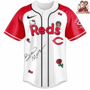 Cincinnati Reds x Bruno Mars x Hello Kitty x The Romantic Tour Jersey 2
