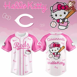 Cincinnati Reds x Hello Kitty Night Limited Edition Jersey 5