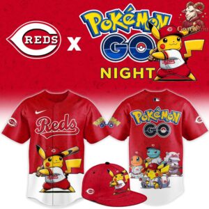 Cincinnati Reds x Pokémon GO Night Limited Edition Jersey