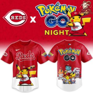 Cincinnati Reds x Pokemon GO Night Limited Edition Jersey 2