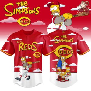 Cincinnati Reds x The Simpsons Limited Edition Baseball Jersey