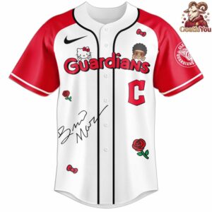 Cleveland Guardians x Bruno Mars x Hello Kitty x The Romantic Tour Jersey 2