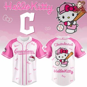 Cleveland Guardians x Hello Kitty Night Limited Edition Jersey 5