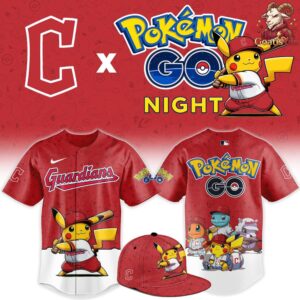 Cleveland Guardians x Pokémon GO Night Limited Edition Jersey