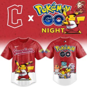 Cleveland Guardians x Pokemon GO Night Limited Edition Jersey 2