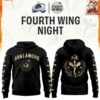 Colorado Avalanche Fourth Wing Night Limited Edition Hoodie