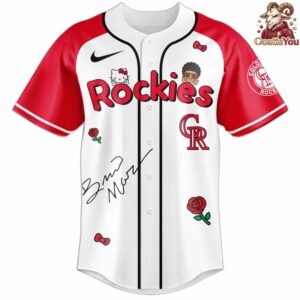 Colorado Rockies x Bruno Mars x Hello Kitty x The Romantic Tour Jersey 2