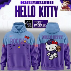 Colorado Rockies x Hello Kitty Night 2026 Hoodie