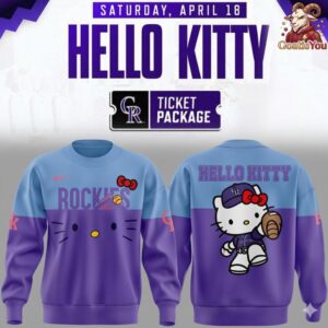 Colorado Rockies x Hello Kitty Night 2026 Sweatshirt