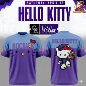 Colorado Rockies x Hello Kitty Night 2026 T-Shirt