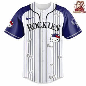 Colorado Rockies x Hello Kitty Night Limited Edition Jersey 2