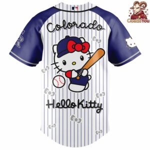 Colorado Rockies x Hello Kitty Night Limited Edition Jersey 3