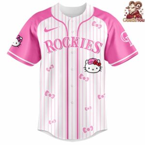 Colorado Rockies x Hello Kitty Night Limited Edition Jersey 6