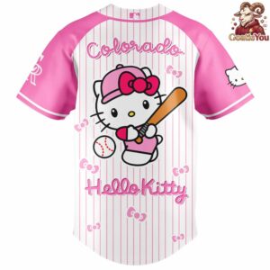 Colorado Rockies x Hello Kitty Night Limited Edition Jersey 7