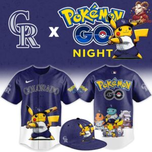 Colorado Rockies x Pokémon GO Night Limited Edition Jersey