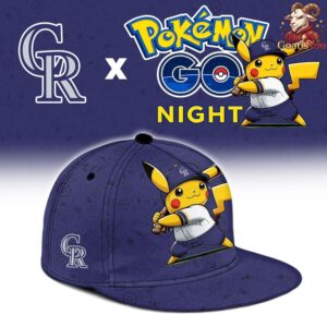 Colorado Rockies x Pokemon GO Night Limited Edition Jersey 3