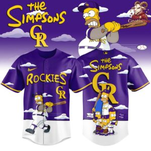 Colorado Rockies x The Simpsons Limited Edition Baseball Jersey