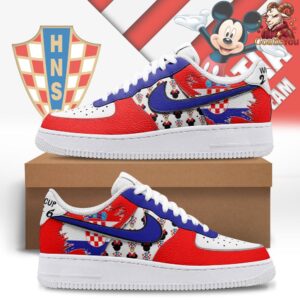 Croatia x Mickey World Cup 2026 Limited Edition Air Force 1 2