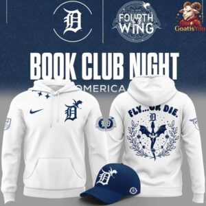 Detroit Tigers Book Club Night Special Edition Hoodie
