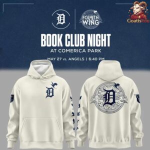 Detroit Tigers Book Club Night Special Edition Hoodie 4