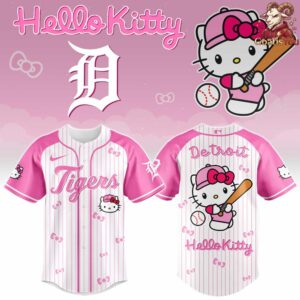 Detroit Tigers x Hello Kitty Night Limited Edition Jersey 5