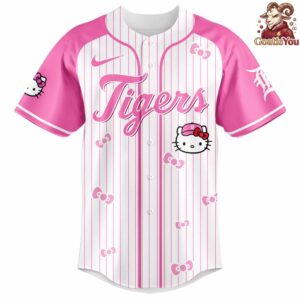 Detroit Tigers x Hello Kitty Night Limited Edition Jersey 6
