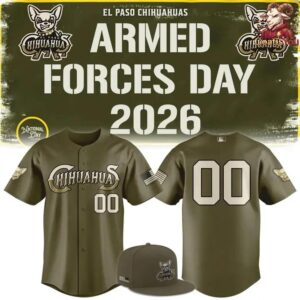 El Paso Chihuahuas Armed Forces Day 2026 Jersey