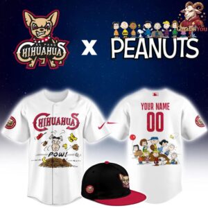 El Paso Chihuahuas Peanuts Night Limited Edition Jersey