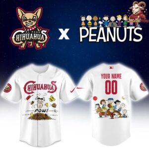 El Paso Chihuahuas Peanuts Night Limited Edition Jersey 2