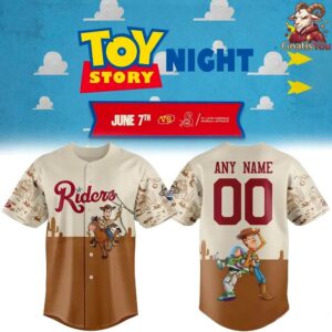 Frisco RoughRiders Toy Story Night Limited Baseball Jersey