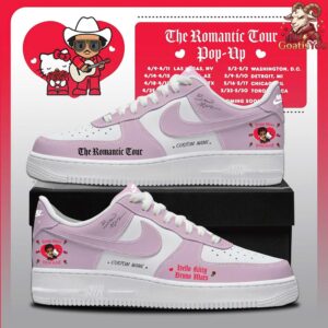Hello Kitty x Bruno Mars x The Romantic Tour Air Force 1 2 1
