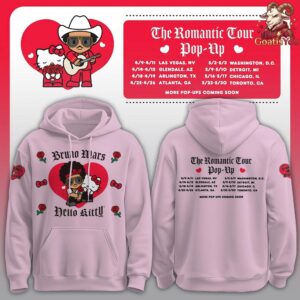 Hello Kitty x Bruno Mars x The Romantic Tour Pop Up Hoodie 2 1