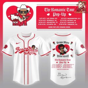 Hello Kitty x Bruno Mars x The Romantic Tour Pop-Up Jersey
