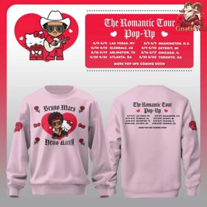 Hello Kitty x Bruno Mars x The Romantic Tour Pop Up Sweatshirt 2 1