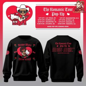Hello Kitty x Bruno Mars x The Romantic Tour Pop Up Sweatshirt 3 1