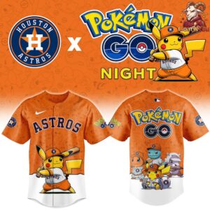 Houston Astros x Pokemon GO Night Limited Edition Jersey 2