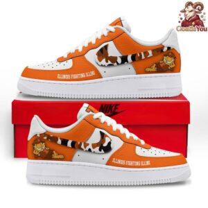 Illinois Fighting Illini x Garfield Limited Edition Air Force 1 2