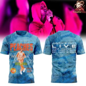Justin Bieber x Coachella 2026 Limited Editon T Shirt 3