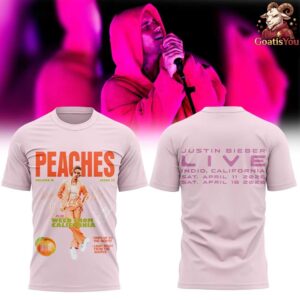 Justin Bieber x Coachella 2026 Limited Editon T Shirt 4