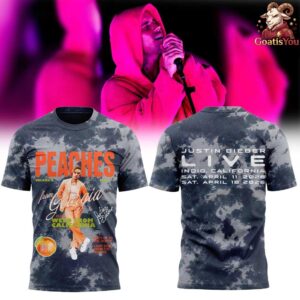 Justin Bieber x Coachella 2026 Limited Editon T Shirt 5