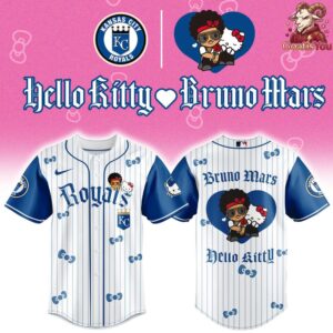Kansas City Royals x Bruno Mars x Hello Kitty Limited Edition Jersey 3