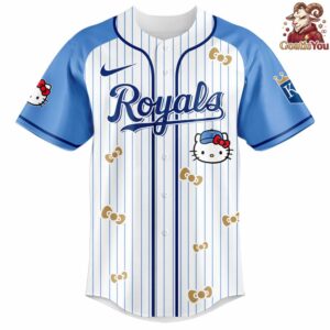 Kansas City Royals x Hello Kitty Night Limited Edition Jersey 2