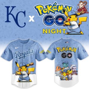 Kansas City Royals x Pokemon GO Night Limited Edition Jersey 2