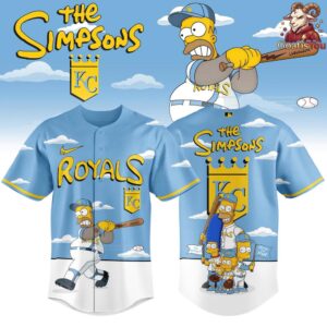 Kansas City Royals x The Simpsons Limited Edition Baseball Jersey