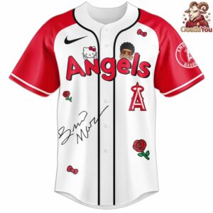Los Angeles Angels x Bruno Mars x Hello Kitty x The Romantic Tour Jersey 2