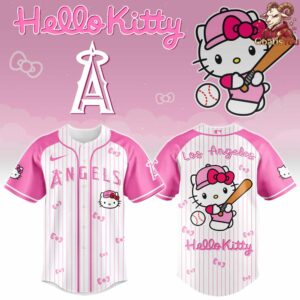 Los Angeles Angels x Hello Kitty Night Limited Edition Jersey 5