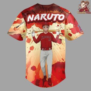 Los Angeles Angels x Naruto Shippuden Limited Edition Jersey 3