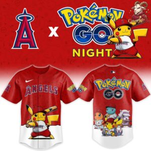 Los Angeles Angels x Pokemon GO Night Limited Edition Jersey 2