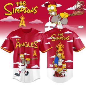 Los Angeles Angels x The Simpsons Limited Edition Baseball Jersey